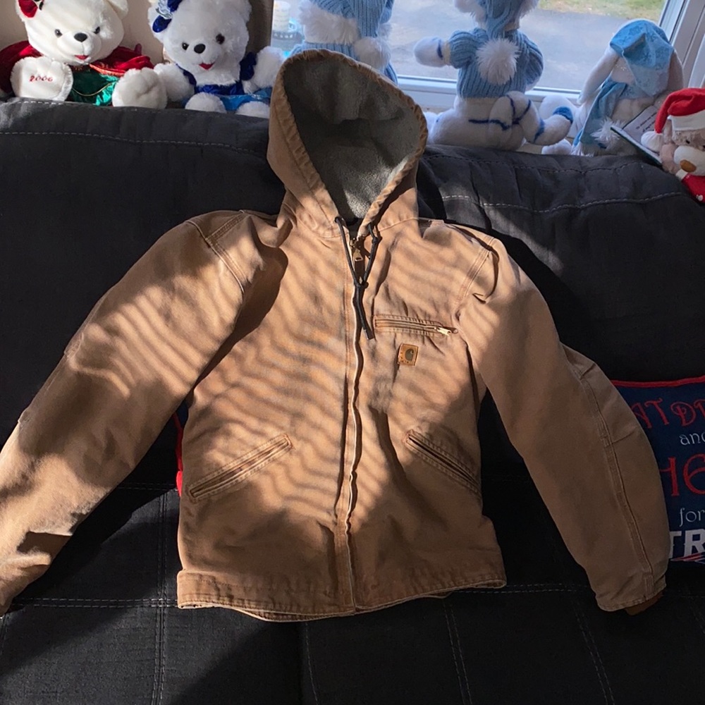 Men’s size small carhartt lined jacket